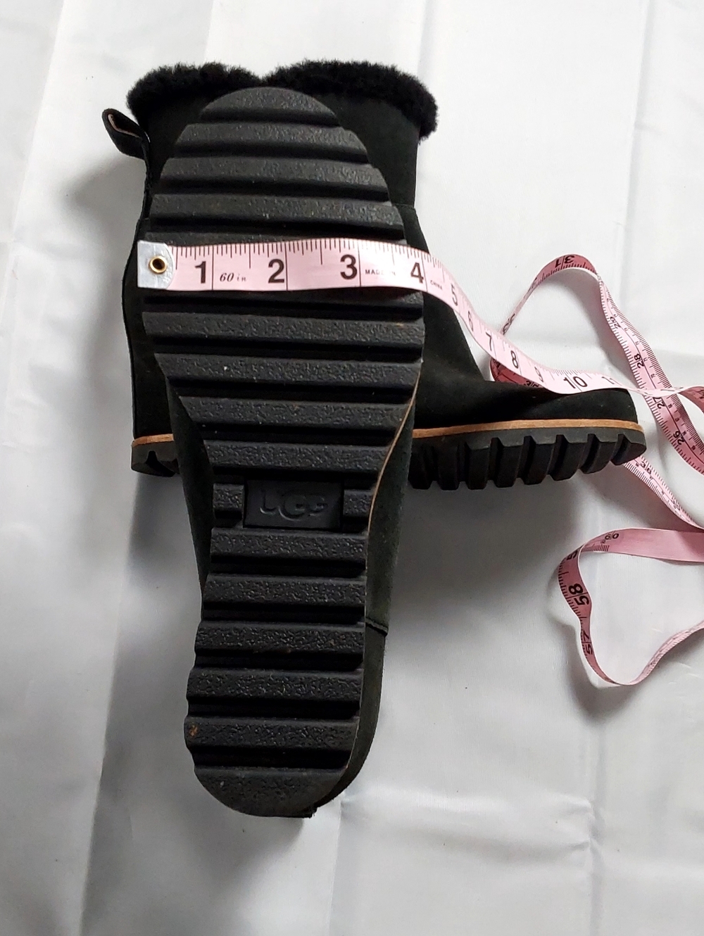 Ugg Seyline Waterproof Genuine Shearling Bootie - Picture 12 of 12